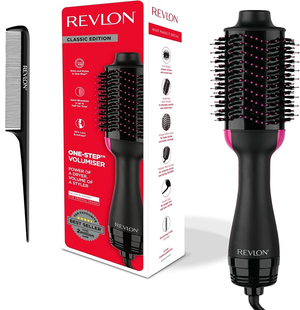 Revlon RVDR5222 Salon One-StepTM Haartrockner und Volumiser mit Kamm zum Abteilen | Amazon (DE)