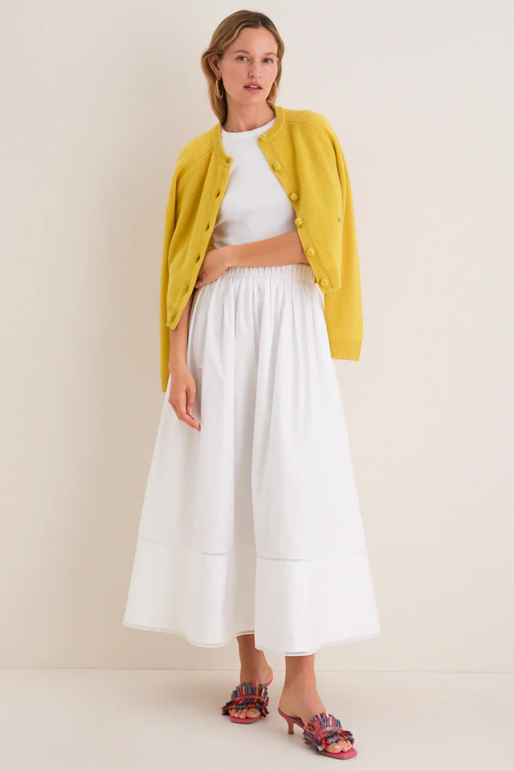 Marigold Cashmere Knot Button Phoebe Cardigan | Tuckernuck (US)
