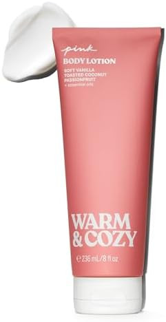 Victoria's Secret PINK Warm & Cozy Fragrance Body Lotion, Notes of Vanilla, Coconut & Passionfrui... | Amazon (US)