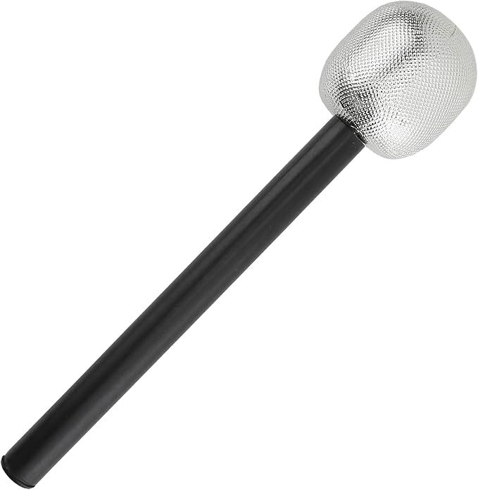 Skeleteen Stage Mic Costume Prop - Rock Star Toy Microphone Party Favor Decorative Props Costume ... | Amazon (US)