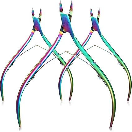 Mudder 3 Packs Cuticle Nippers Cutter Tool Stainless Steel Nail Cuticle Trimmer Remover with Poin... | Amazon (US)