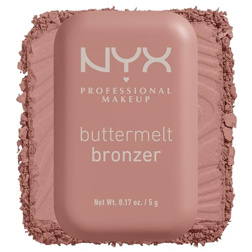NYX PROFESSIONAL MAKEUP Matte Buttermelt Bronzer, Longwear Face Makeup with Up to 12 Hours of Wear, Vegan Formula - Butta Cup (Light Neutral) | Amazon (US)
