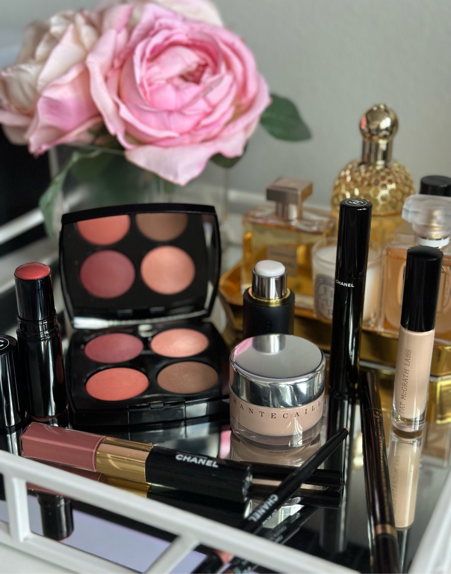 New luxury beauty favorites from Chanel, Tom Ford, Chantecaille & more! The Chantecaille Future Skin Gel Foundation is amazing and feels like you have no makeup on. It’s contains aloe and is soothing and refreshing, perfect for sensitive skin. I wear the shade Alabaster. Chanel’s new face/eye palette in Tendresse is gorgeous and great for travel. My favorite spring scent from Guerlain is also on sale for 15% off today! Chanel liquid lipstick lasts for hours without budging and doesn’t dry out my lips. My favorite every day shade is Tender Beige  

#LTKsalealert #LTKbeauty #LTKFind