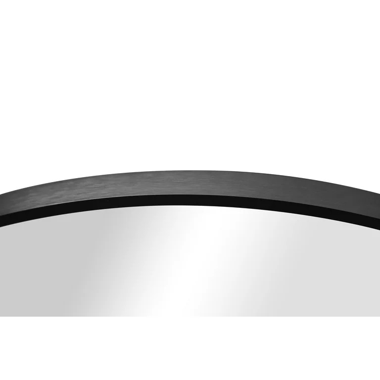 HOME  28" Round Wall Mirror, Black | Walmart (US)