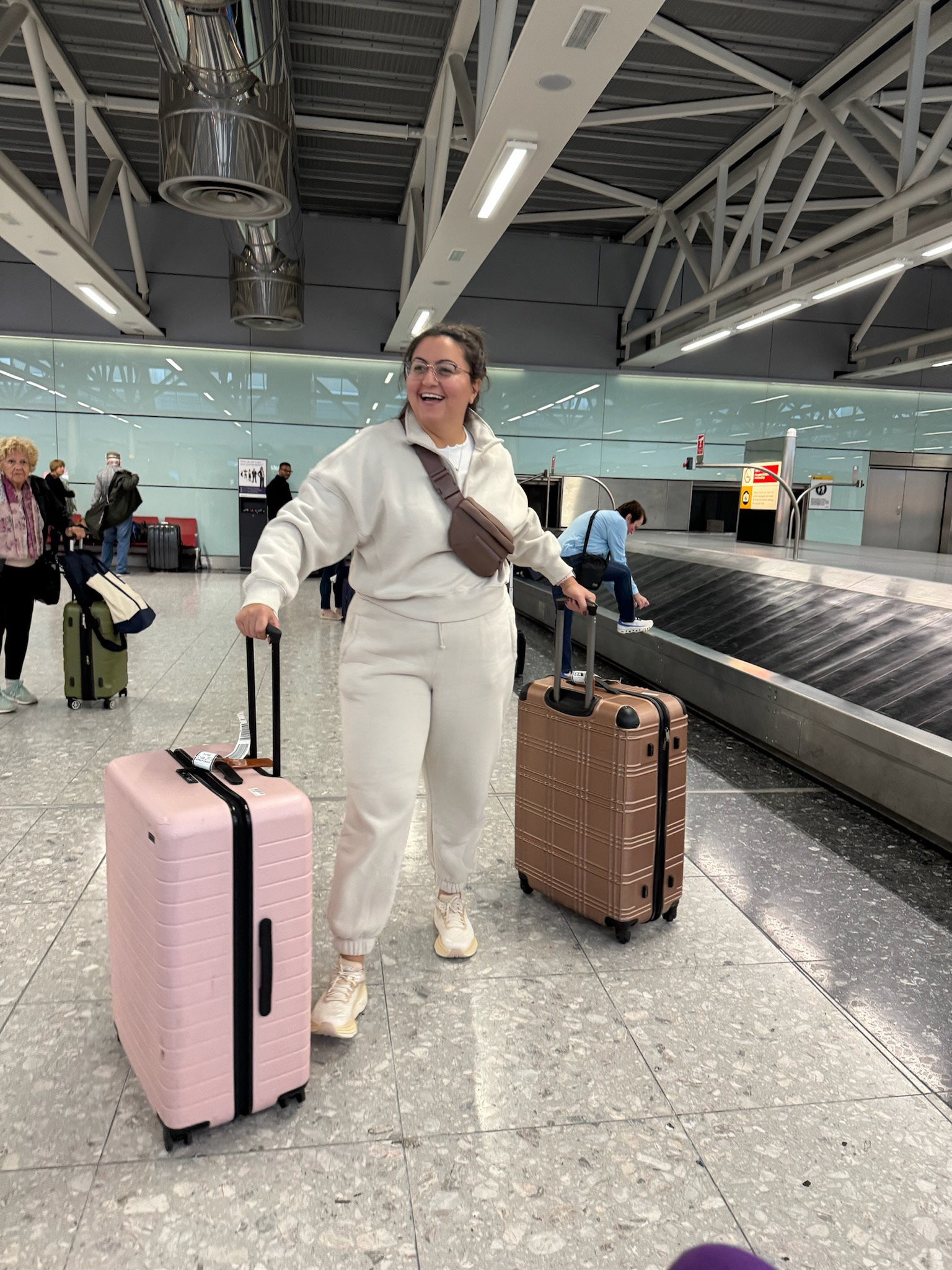 A true candid of me landing in London for the first time ever 😍🤣 #londonstyle #travelwear 

#LTKtravel #LTKplussize #LTKSeasonal