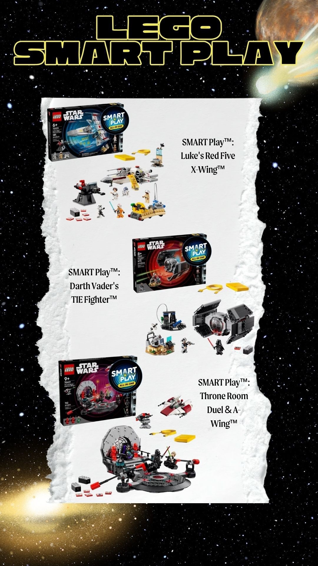 #ad Some much needed one on one time with my favorite 9 year old, building the new LEGO® SMART Play™ Star Wars set from @target !⭐️Kai is a huge @lego AND Star Wars™ fan so this was a dream come true for him, and I just loved getting to chat with him while we built it! The SMART bricks make the set interactive, with lights and sounds, so now the Galaxy really plays back! #LEGOpartner #targetpartner #LEGOSMARTPlay 

#LTKmomlife #LTKKids #LTKMens