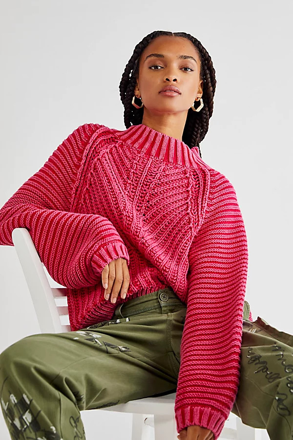 Sweetheart Sweater by Free People, Candy Blossom, XS | Free People (Global - UK&FR Excluded)