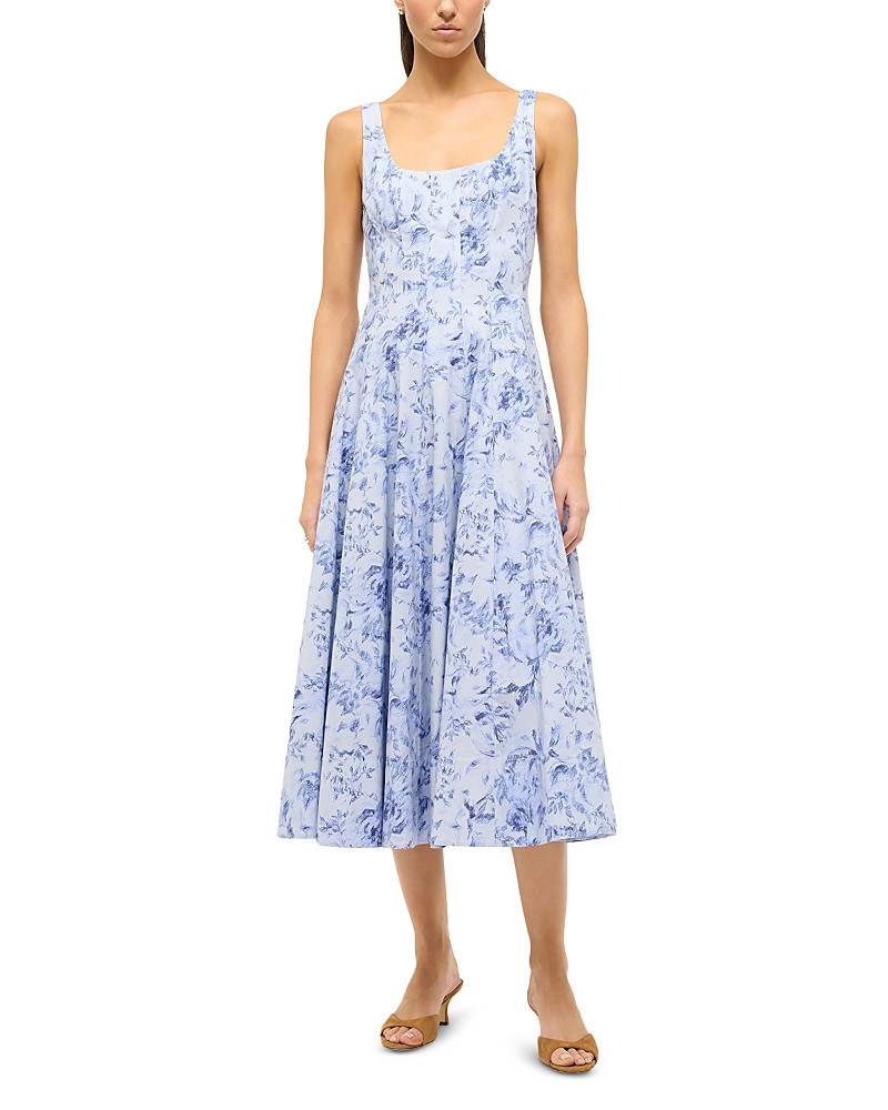 Staud Wells Square Neck Dress | Bloomingdale's (US)
