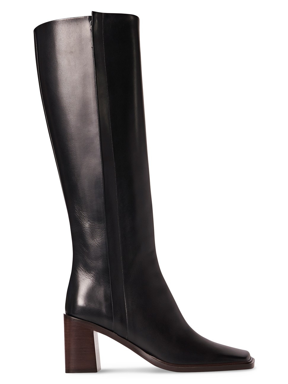The Row Patch Leather Knee-High Boots | Saks Fifth Avenue