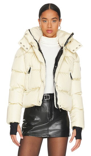 Jordy Jacket in Matte Sand | Revolve Clothing (Global)