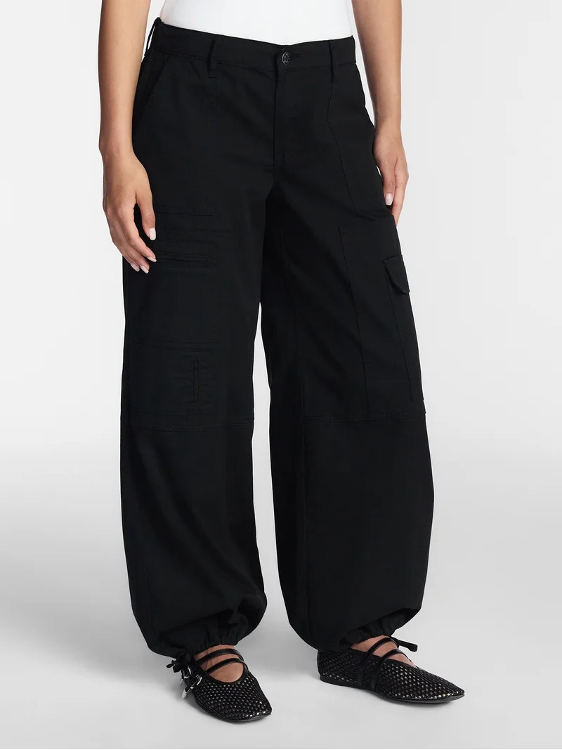 Madden NYC Women's Poplin Cargo Pants, Sizes XXS-XXL | Walmart (US)