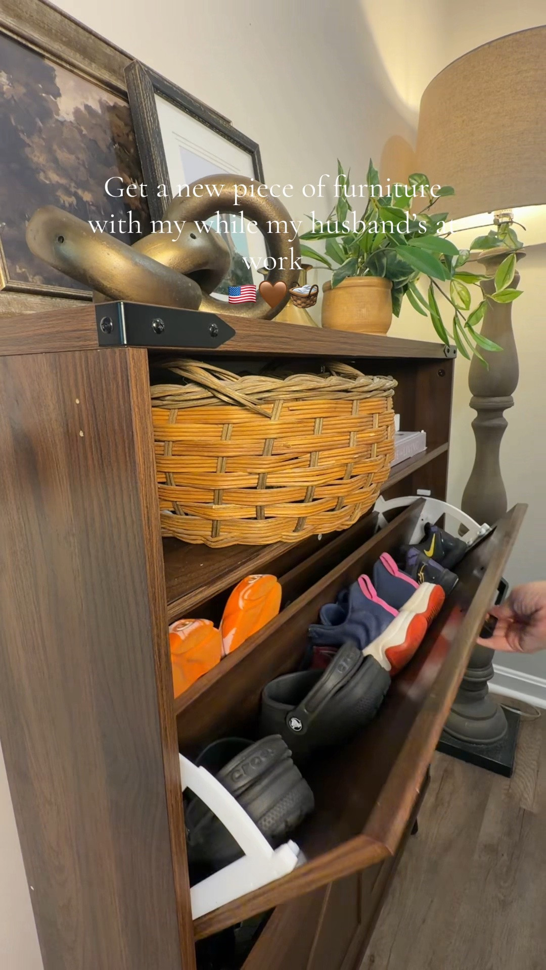 Shoe cabinet. Entryway decor. Amazon home finds. Traditional decor.

#LTKstorytime #LTKHome