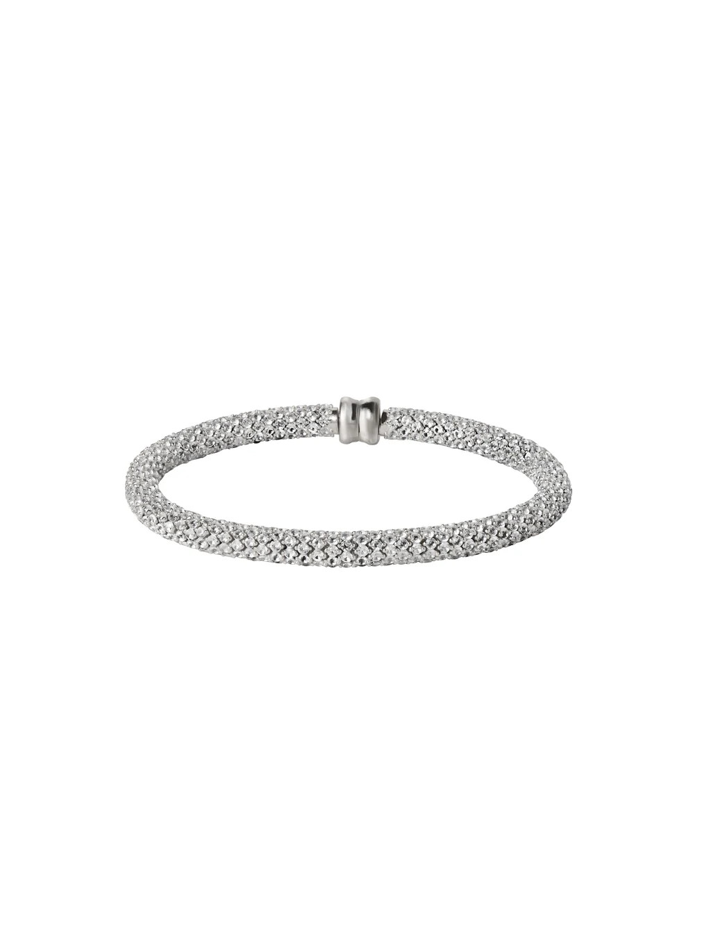 CELESTE ANKLET, LAB WHITE SAPPHIRE, SILVER | Dorsey