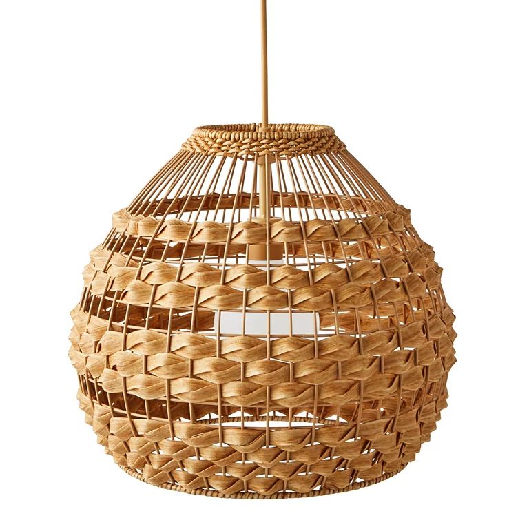 Better Homes & Gardens Natural Battery-Operated Small Hive Pendant Light by Dave & Jenny Marrs - ... | Walmart (US)
