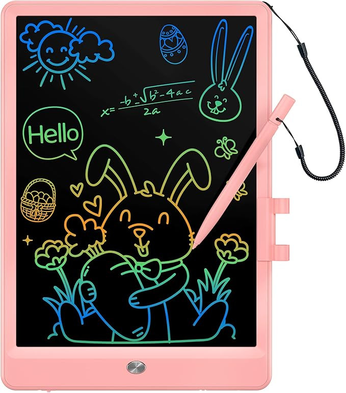 LCD Writing Tablet 10inch Doodle Board - Colorful Screen Electronic Toddler Drawing Tablet Drawin... | Amazon (US)
