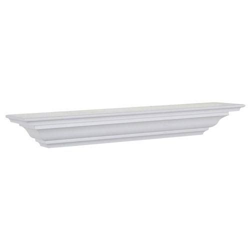White Crown Molding Shelf, 5 x 36 x 4-Inches | Bellacor