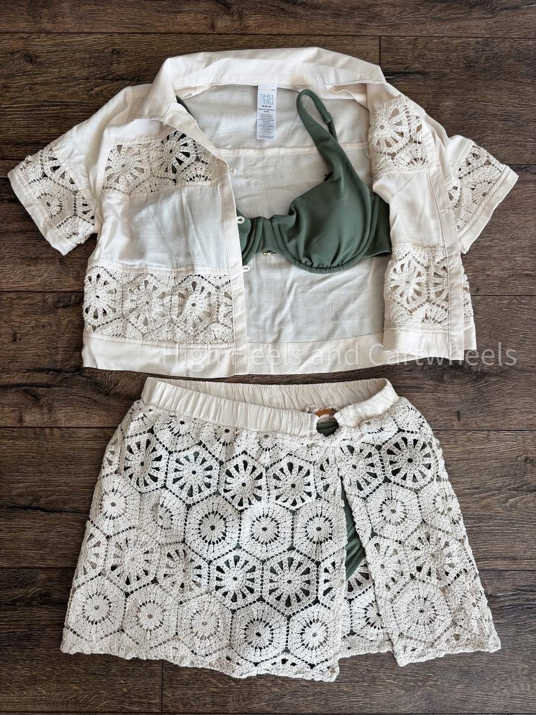 Had to snag this swimsuit and cover all from Walmart!! 