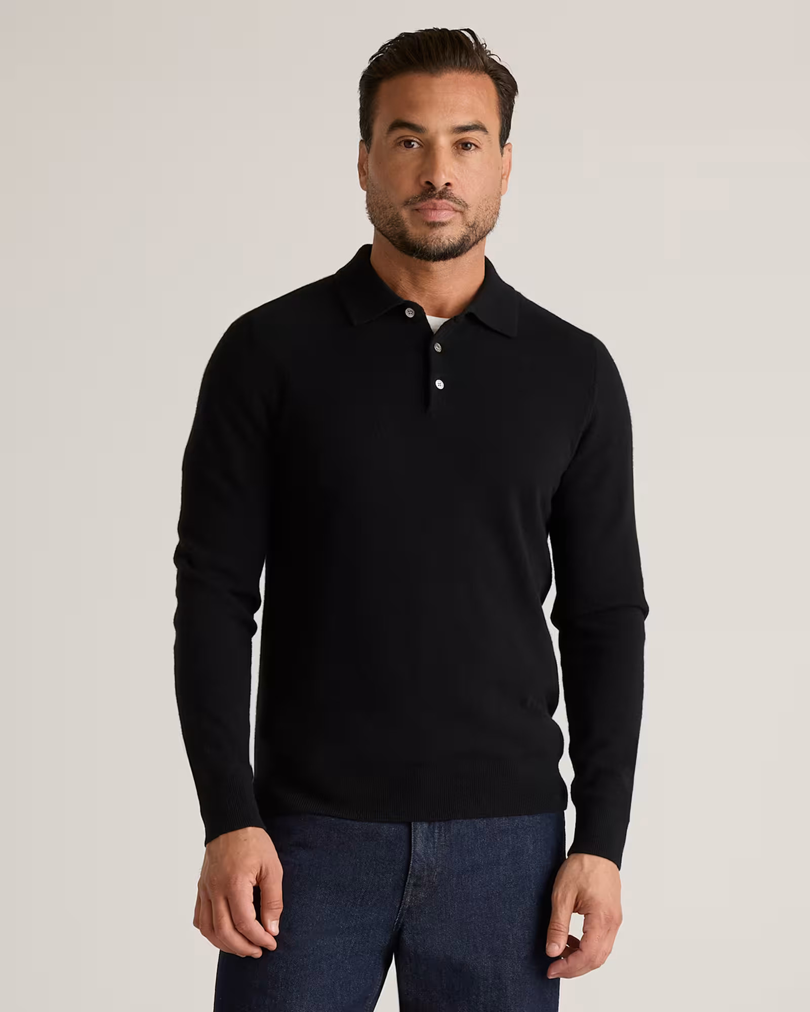 Mongolian Cashmere Polo Sweater | Quince
