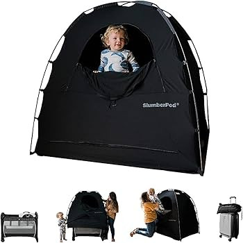 SlumberPod The Original Blackout Sleep Tent Travel Essential for Babies and Toddlers, Mini Crib a... | Amazon (US)