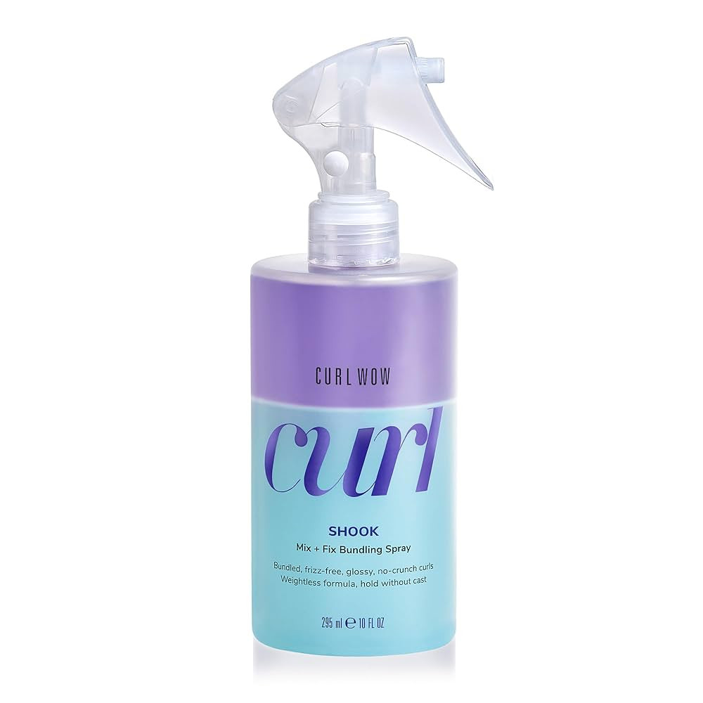 COLOR WOW Curl Wow Shook Mix + Fix Bundling Spray – Shake-to-activate spray combines powerful h... | Amazon (US)