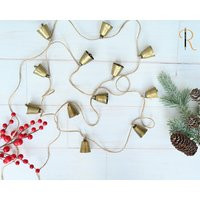 Bells Garland, Rustic Décor, Antique Bell Farmhouse Décor, Boho Decor | Etsy (US)