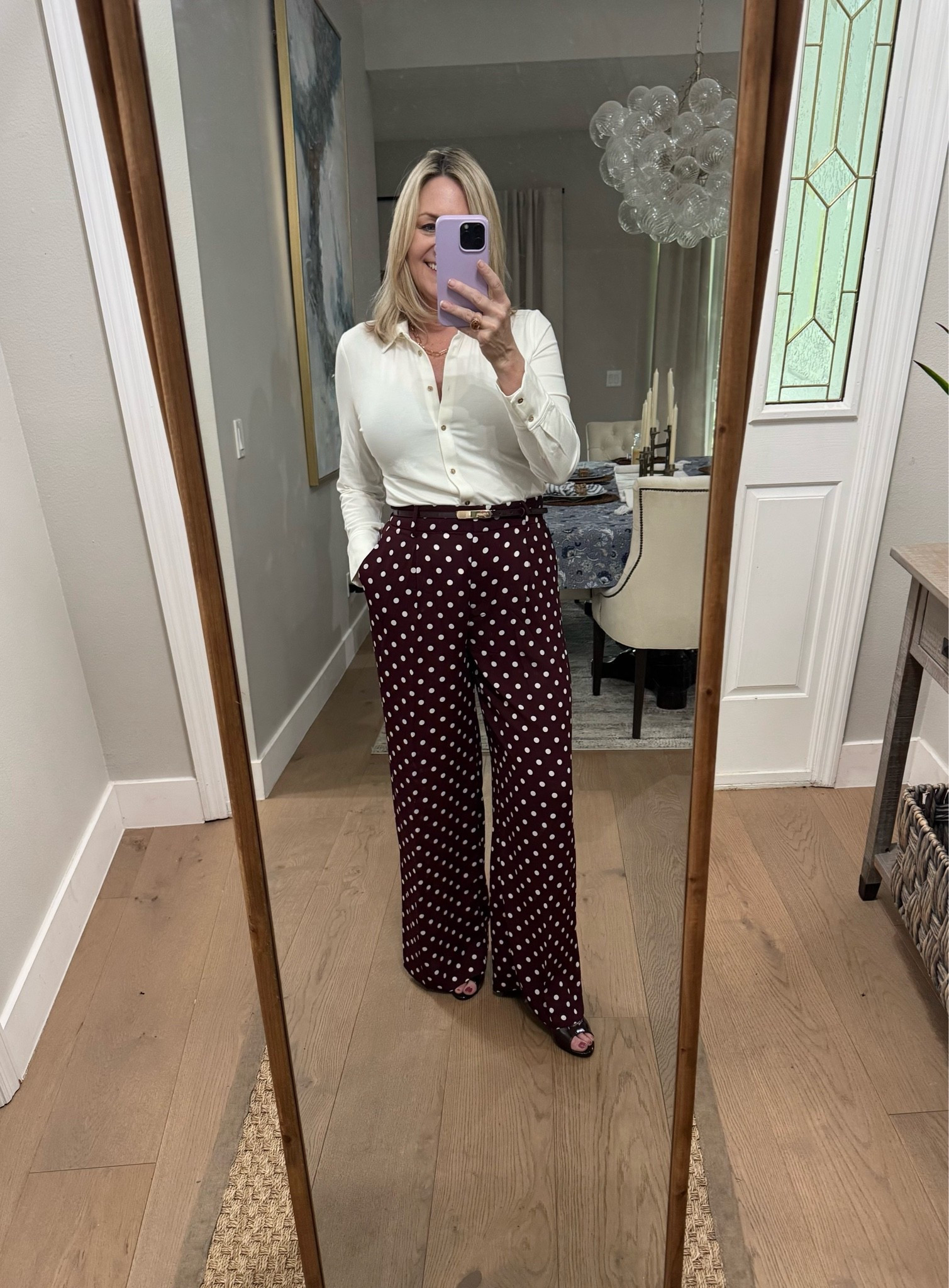 Cute fall outfit for women over 50.  Business casual outfit

#LTKootd #LTKWorkwear #LTKOver40