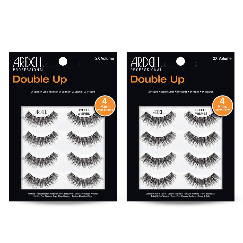 Ardell Double Up Wispies False Eyelashes - Double-Layered for Extra Volume & Dramatic Look, Natur... | Amazon (US)