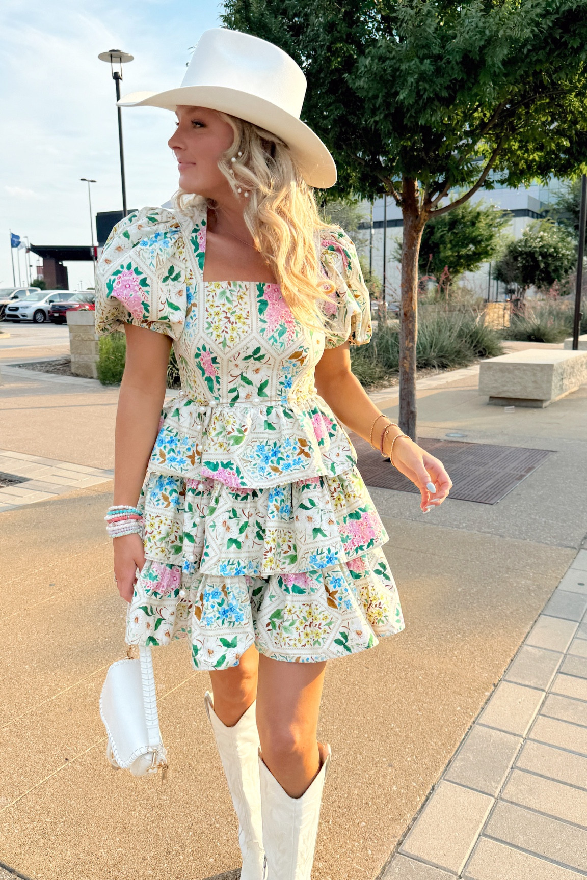 Country chic 

Hunter bell, Steve Madden, girly country chic outfit, white cowgirl boots, Allie & Bess jewelry 

#LTKFindsUnder100 #LTKStyleTip #LTKShoeCrush