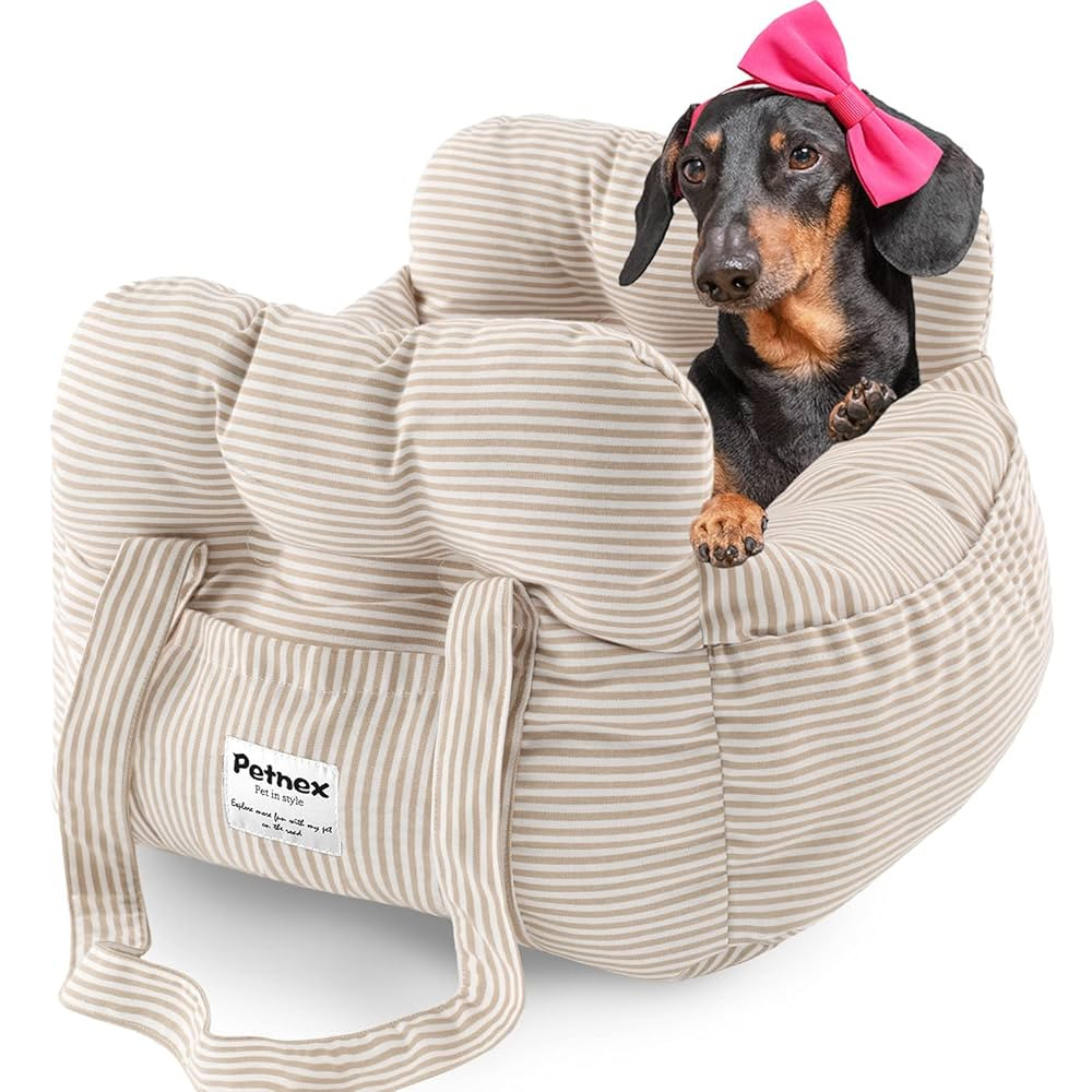 Dog Car Seat for Small Dogs, Portable Puppy Car Seat of Easy Installation, Fashionable Pet Carrie... | Amazon (US)