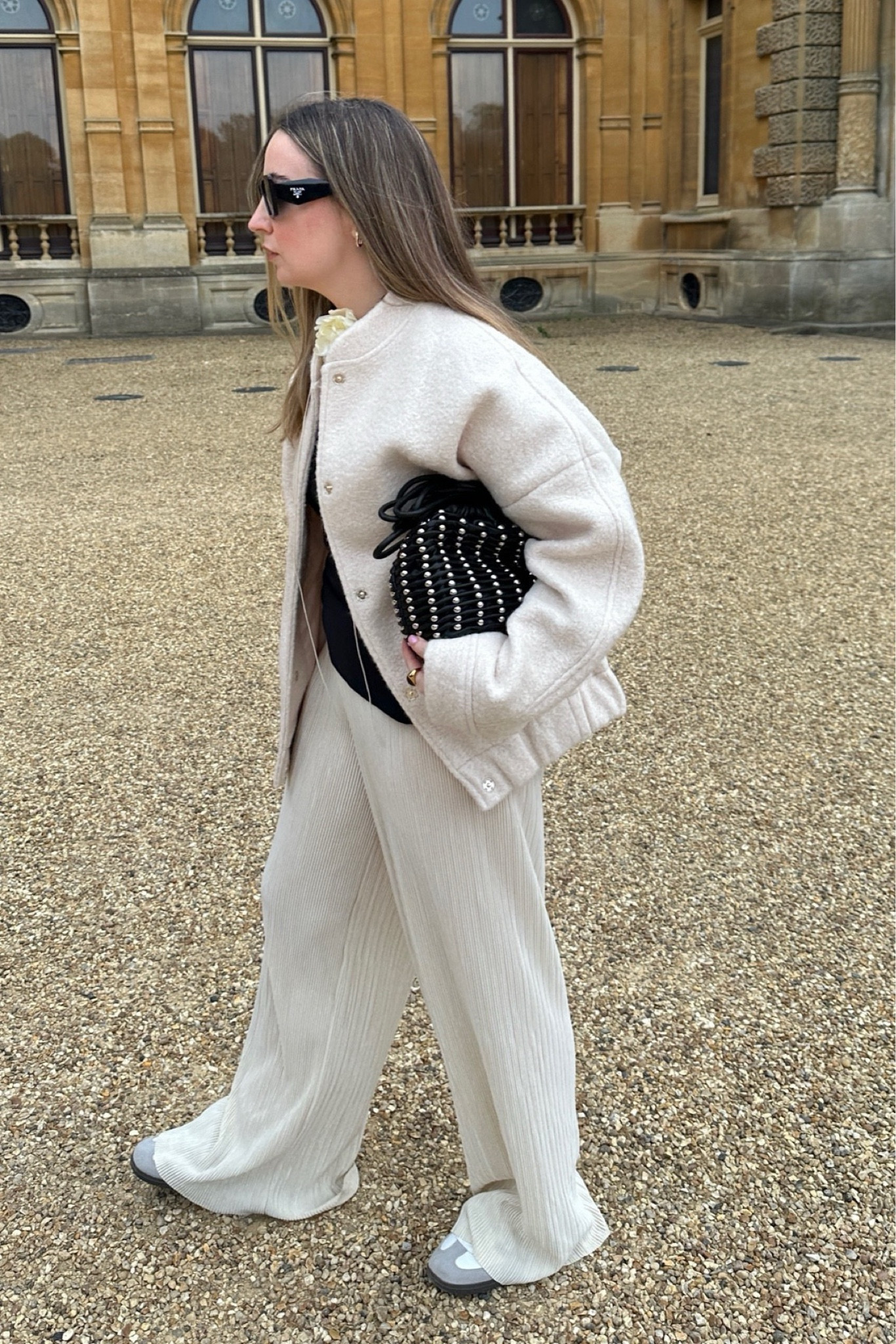 A Sambas outfit idea with some elevated accessories ⚡️
Adidas sambas trainers | It trainers | Gold heart ring | Mejuri Charlotte hoops | Cream plisse wide leg trousers | Borg bomber jacket | Zara bomber dupe | Bandeau top black | 3D rose lariat necklace 

#LTKSeasonal #LTKstyletip #LTKU