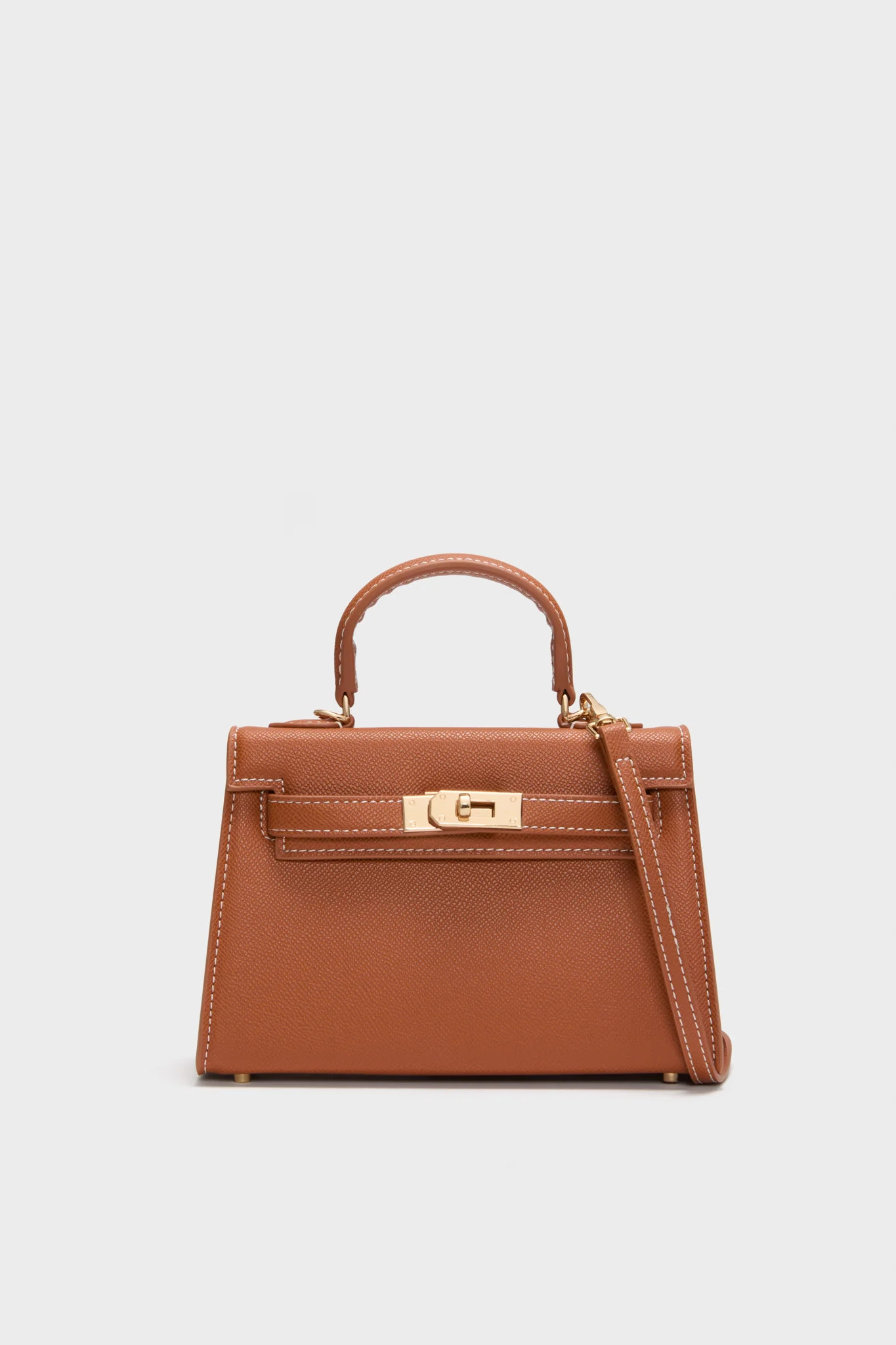 Tan Hariette Handle Bag | Tuckernuck (US)