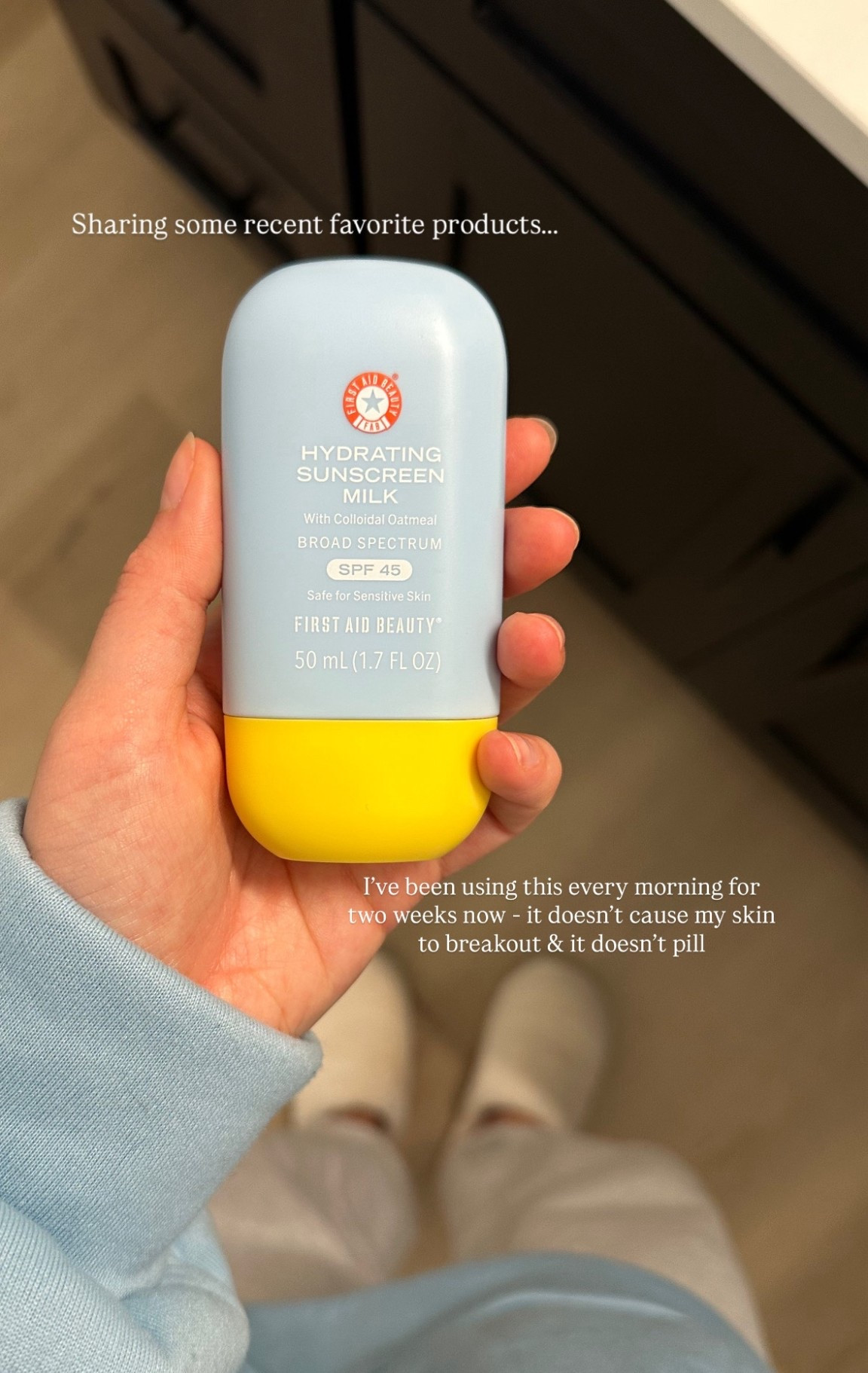 My go-to sunscreen for the last few weeks from First Aid Beauty

#LTKTravel #LTKSwim #LTKBeauty