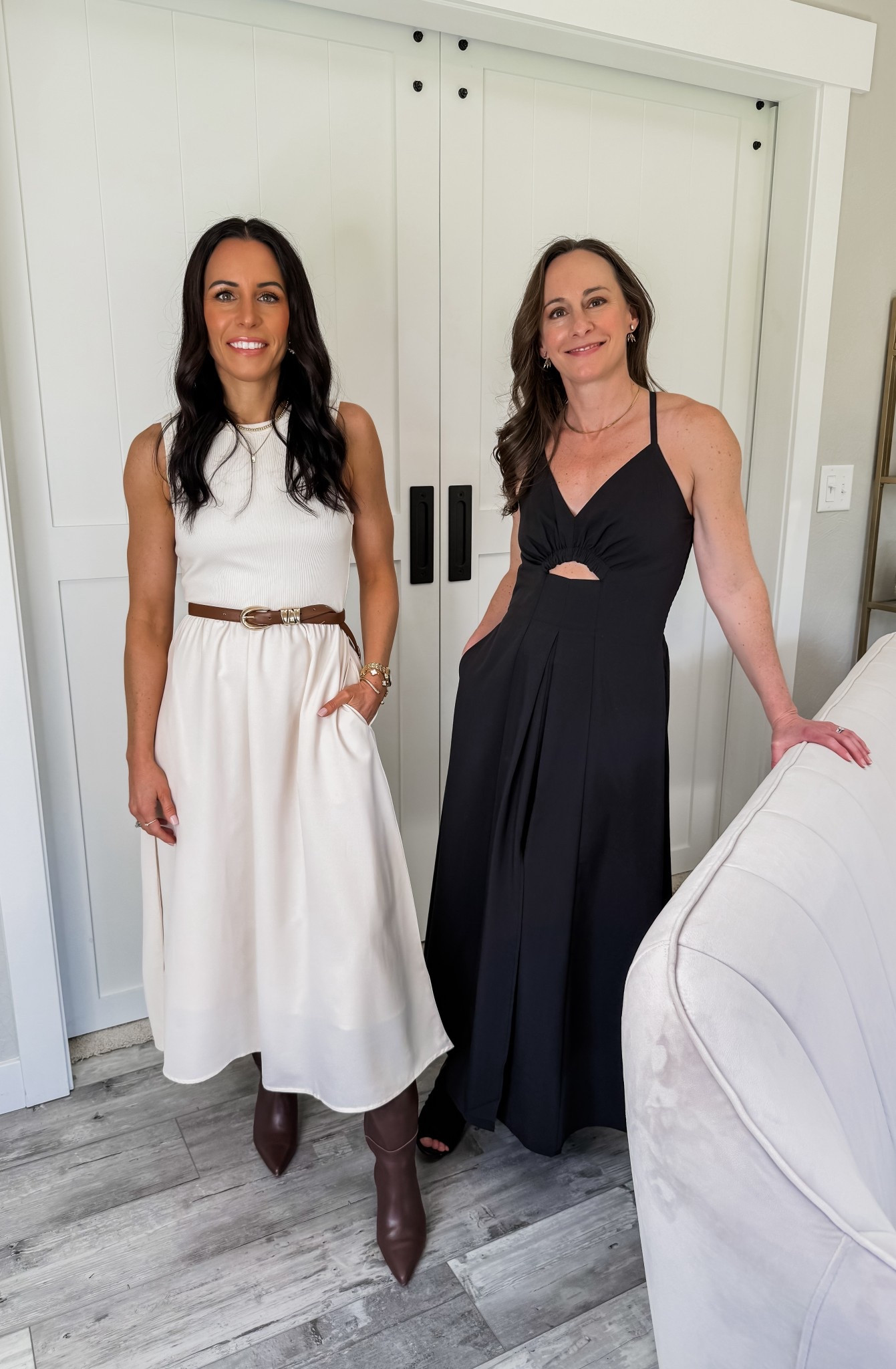 Podcast day but make it dresses 👗🤍🖤
Kept things soft, simple, and easy — because sometimes you just wanna throw on a dress and feel done. Bonus points for pockets.

neutral outfit, black dress, cream midi dress, sleeveless dress, summer style, minimalist fashion, women’s workwear, capsule wardrobe, comfy chic, petite style, soft neutrals, casual chic, day to night outfit, elevated basics, effortless style, business chic, office style 

#LTKFindsUnder100 #LTKPetite #LTKWorkwear