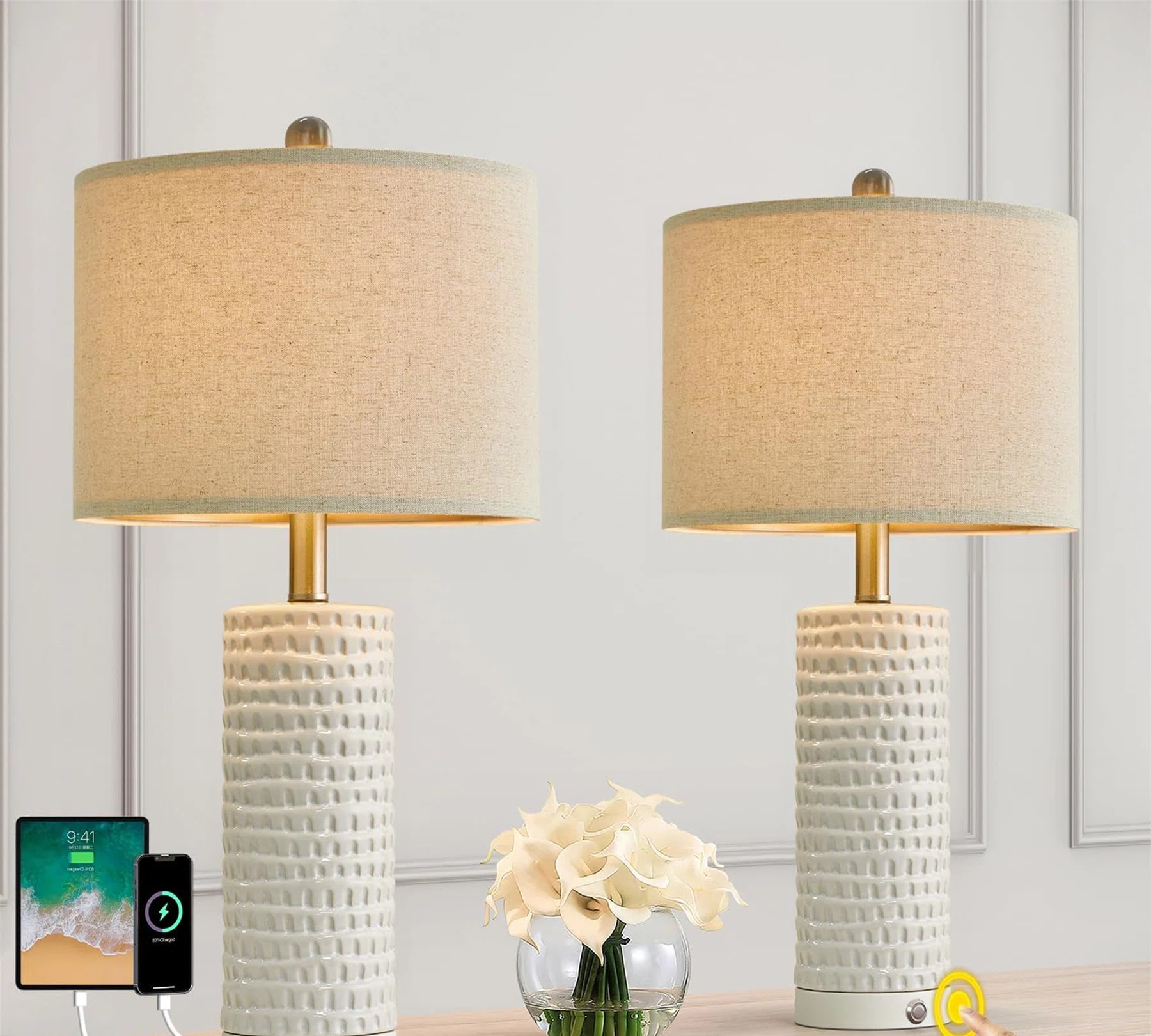 Orren Ellis Meara Ceramic Desk Lamp | Wayfair | Wayfair North America