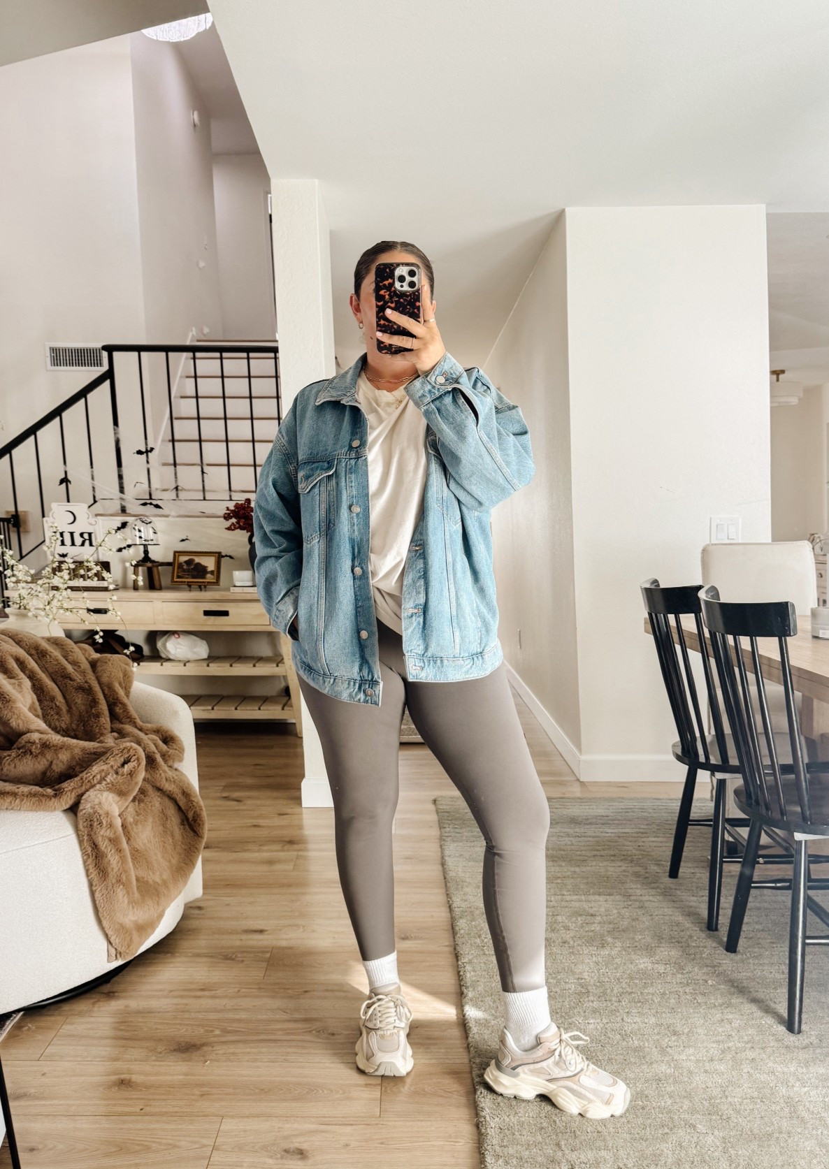Midsize mom uniform lately. Plus these new Amazon dupes for the new balance dad sneakers. They remind me of the 9060s and are a fun neutral beige for fall. 

#LTKActive #LTKFindsUnder50 #LTKMidsize