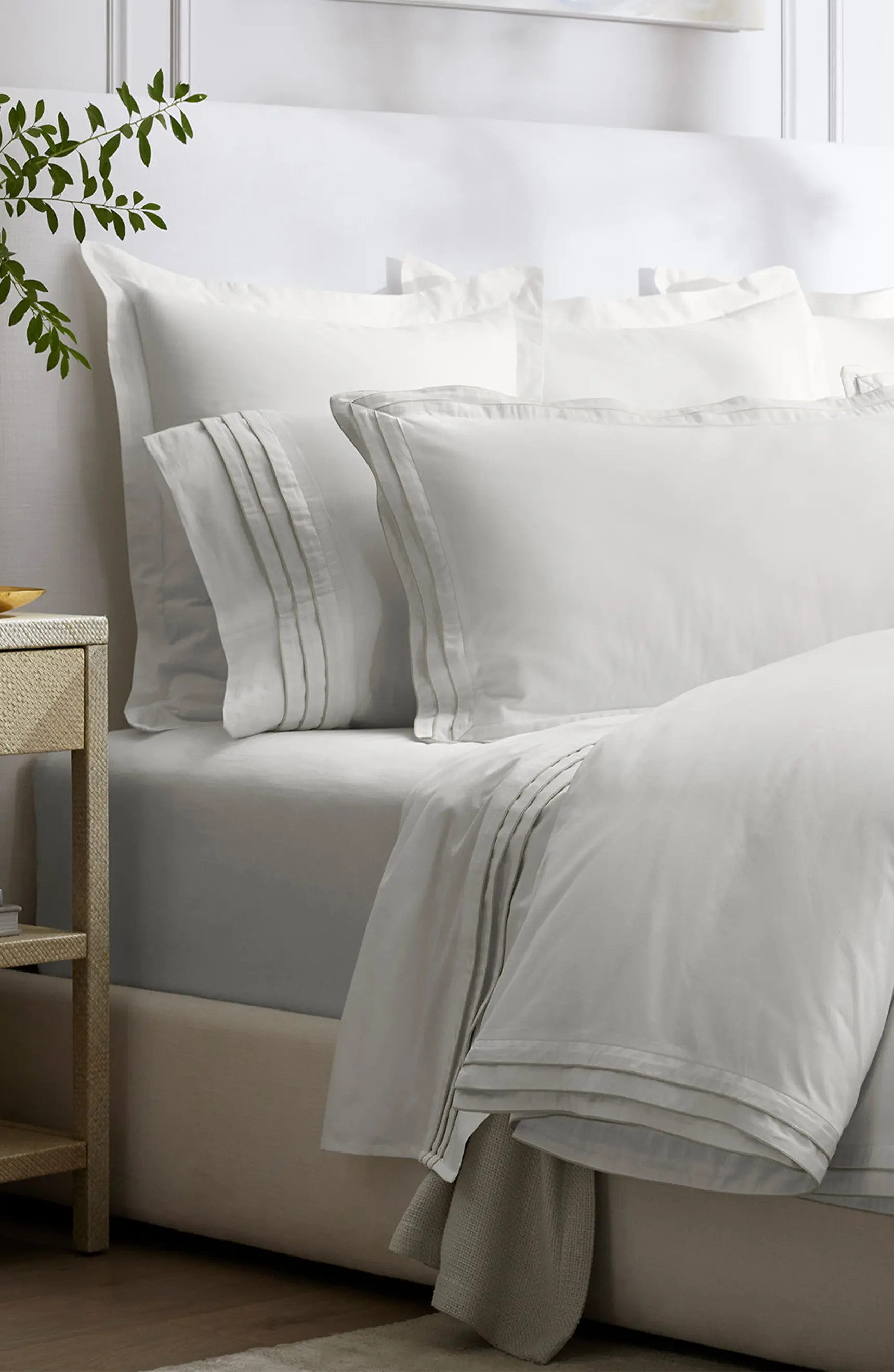 Signature Triple Pleat Duvet Cover & Sham Set | Nordstrom