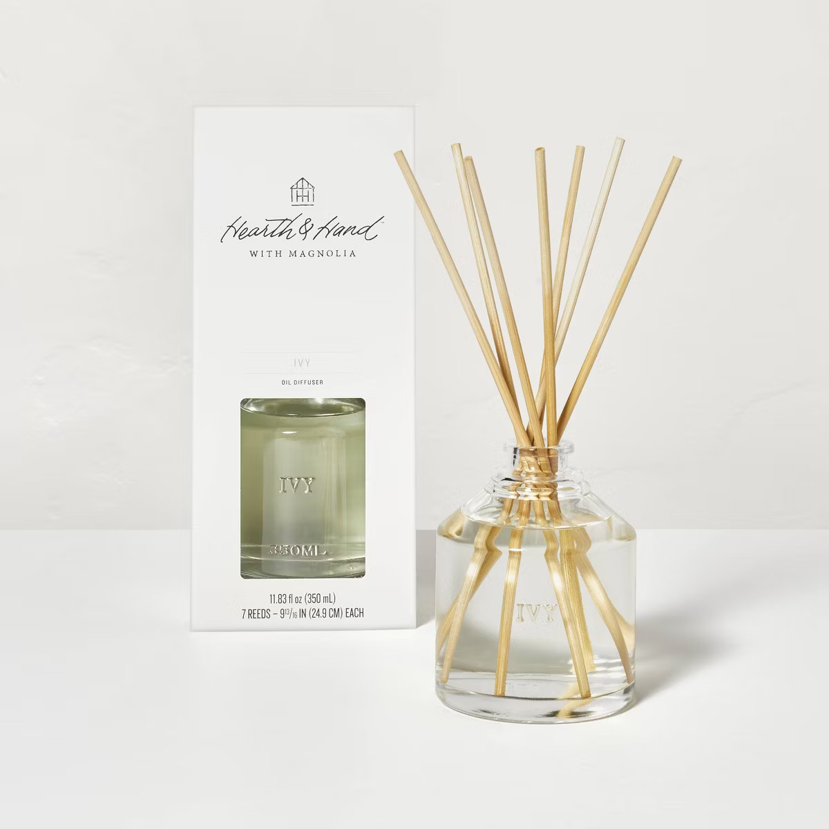11.83 fl oz Ivy Oil Reed Diffuser - Hearth & Hand™ with Magnolia: Essential Oils, Relaxing Arom... | Target
