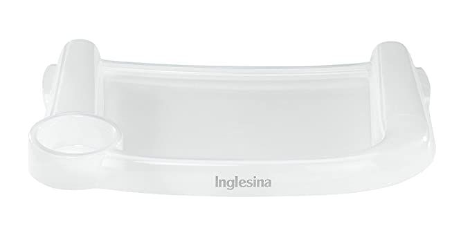 Inglesina Fast Dining Tray Plus Clip-On High Chair Tray, Clear | Amazon (US)