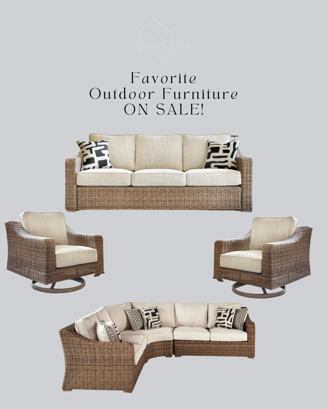 Favorite outdoor furniture on sale, outdoor sofa, outdoor chair, outdoor set, outdoor, Ashley Outdoor Sofa 

 #LTKSeasonal #LTKHome #LTKSaleAlert