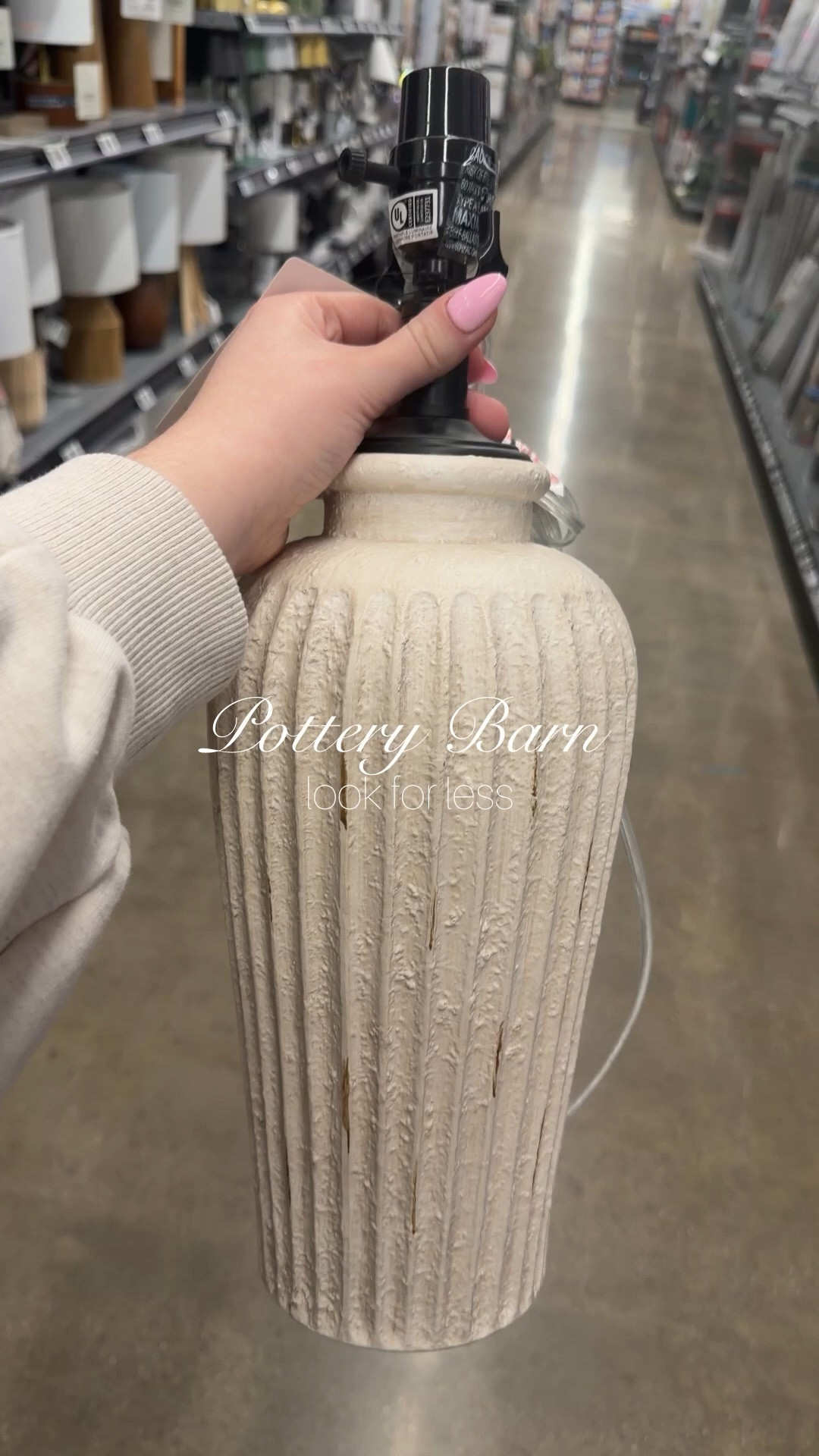 When i found this look for less i GASPED. I have the Pottery Barn one that i love… but this is a incredible find 🤍✨
 
#walmartfind #lookforless #dupes #homedecorfinds #affordablehomedecor 

#LTKHome #LTKSaleAlert