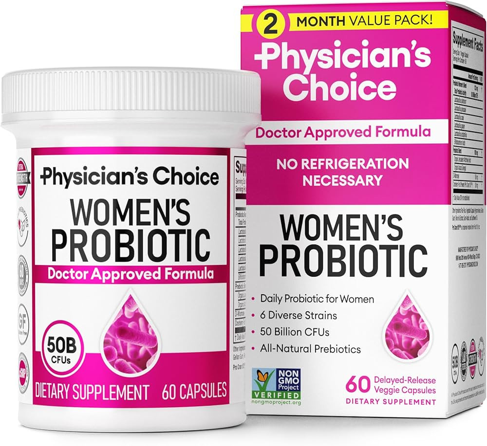 Physician's Choice Probiotics - PH Balance, Digestive, UT, & Feminine Health - 50 Billion CFU - 6... | Amazon (US)