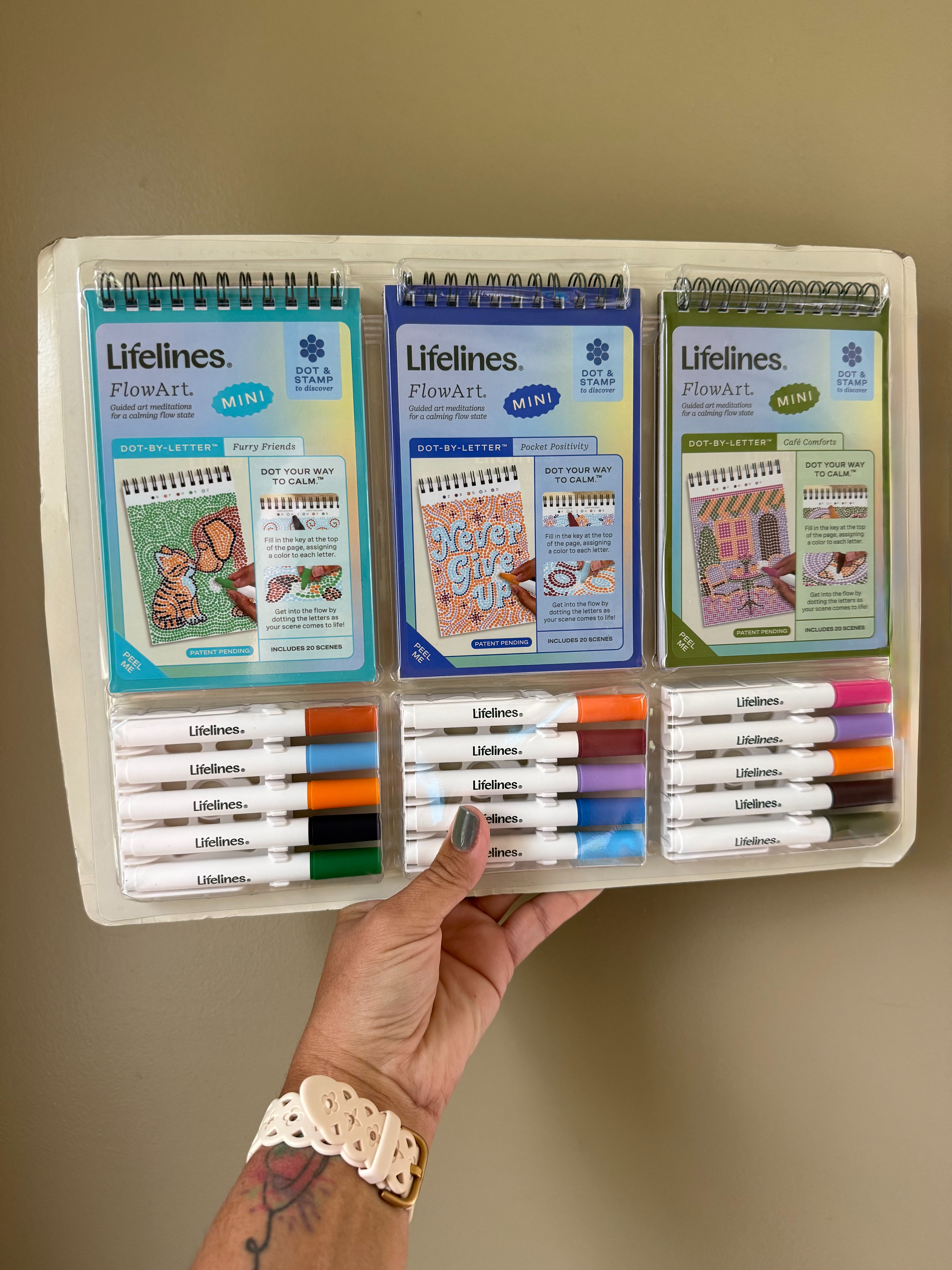 NEW from the makers of Melissa & Doug 🎨 Lifelines FlowArt Minis are officially my newest “mom bag” obsession.

Double discount happening now — price drop PLUS my exclusive code 10MINIFA through 5/15 or while supplies last.

Perfect for travel days, waiting rooms, sports practices, flights, summer road trips, or winding down at night. I’m keeping one in my bag for those random downtime moments… and maybe to prove to my kids I can do something besides scroll my phone 😂

I’ll tag some of my other Lifelines favorites too because they have so many good screen-free finds.

Melissa & Doug, screen free activities, travel activities for kids, road trip essentials, mom bag finds, summer travel essentials 

 #LTKmomlife #LTKselfcare #LTKSaleAlert