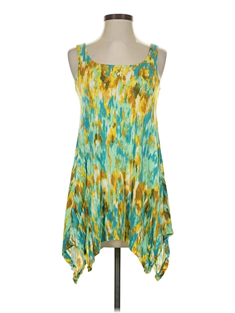 Logo Layers Teal Sleeveless Top Size XXS - 60% off | ThredUp (US)