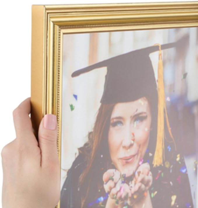 ArtToFrames 12x12 inch Gold Foil on Pine Wood Picture Frame, WOM0066-81375-YGLD-12x12 | Amazon (US)