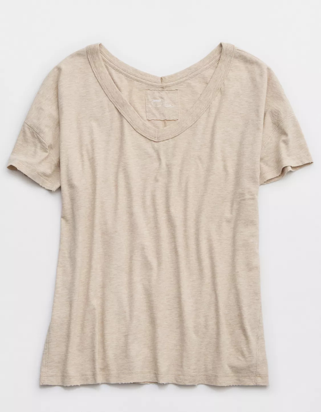 Aerie Oversized V-Neck Boyfriend T-Shirt | Aerie