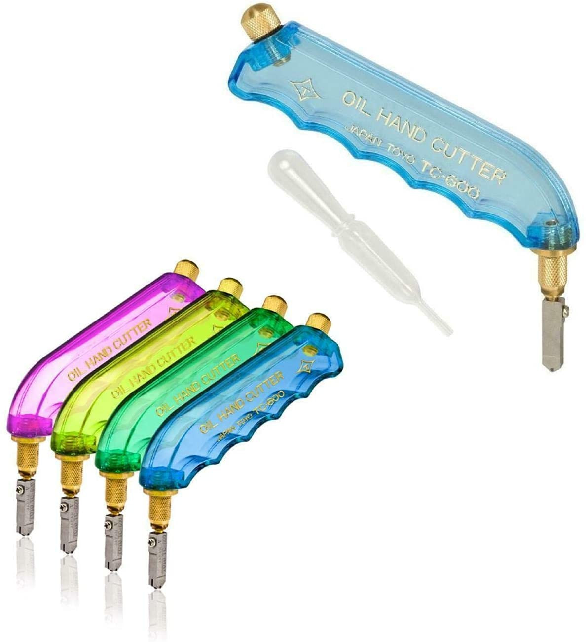 Toyo Pistol Grip Pattern Head Glass Cutter -Colors Vary | Amazon (US)