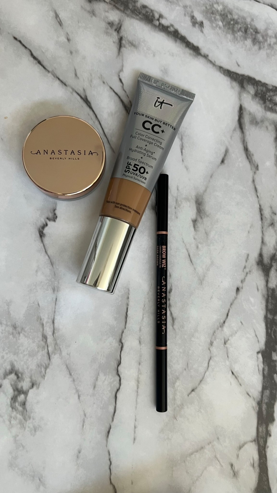 CC cream instead of foundation, brow gel & pencil for the brows, lashes & lippie for a quick and easy makeup routine .

#LTKBeauty #LTKFindsUnder50 #LTKSeasonal