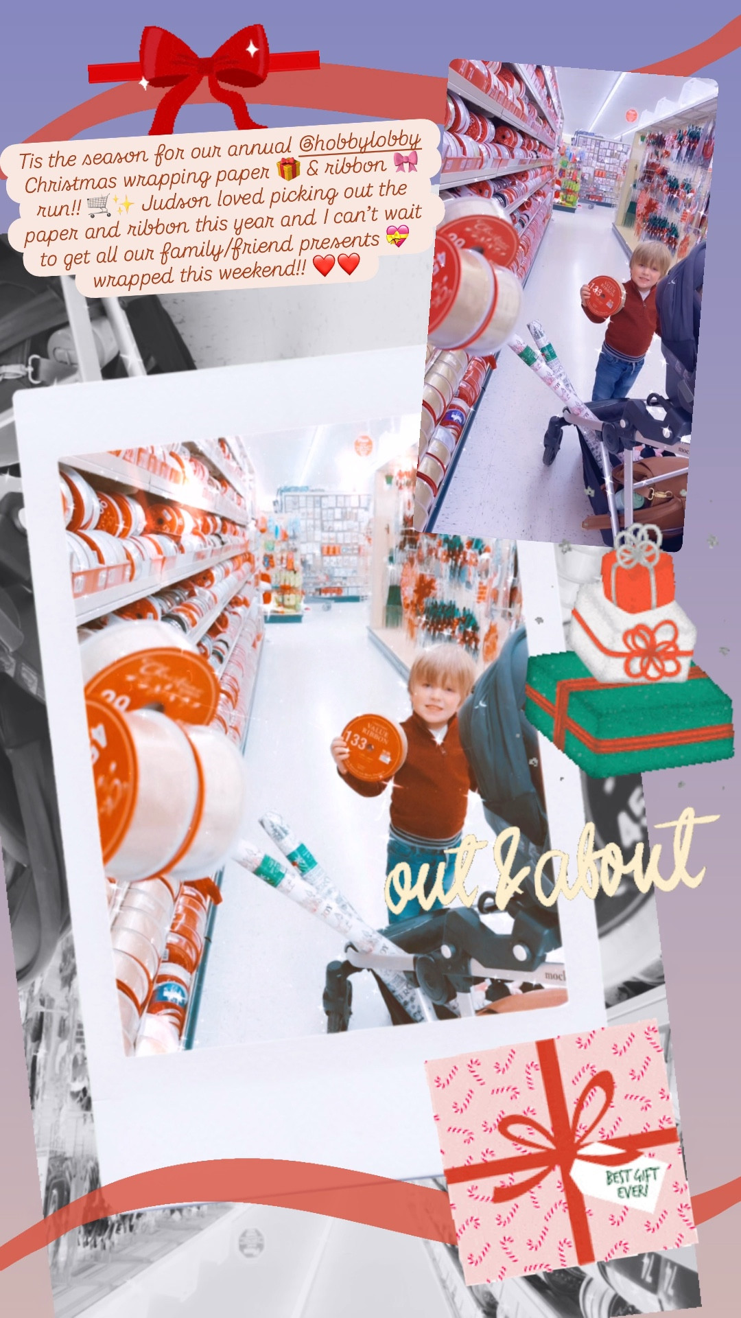 Tis the season for our annual @hobbylobby Christmas wrapping paper 🎁 & ribbon 🎀 run!! 🛒✨ Judson loved picking out the paper and ribbon this year and I can’t wait to get all our family/friend presents 💝 wrapped this weekend!! ❤️❤️

#LTKHoliday