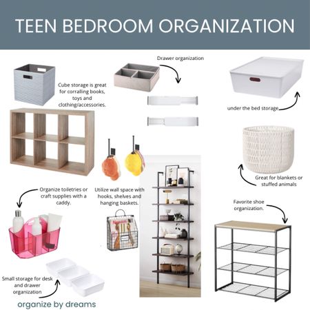 Teen and tween bedroom organization ideas 

#LTKkids #LTKhome