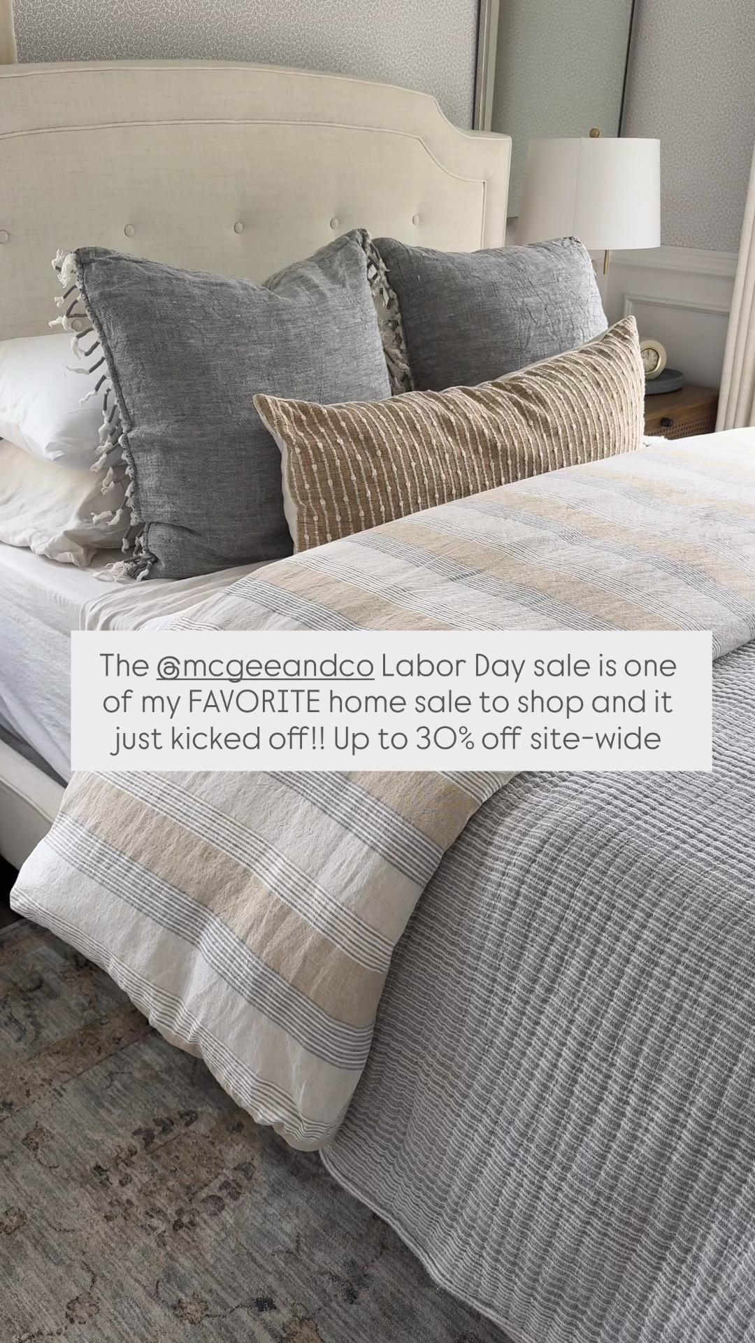 The bedding that you’re going to want to buy right now while it’s 30% off so you have for fall and winter! Love to layer and mix patterns and this striped duvet paired with the striped quilt is SO pretty. Soft, they wash perfectly, and will make your bedroom or guest bedroom feel so inviting!

#LTKSaleAlert #LTKHome #LTKmomlife